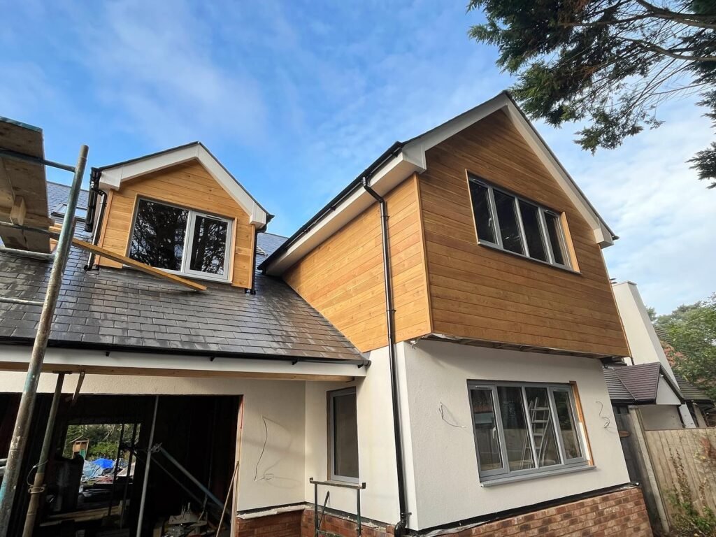 JP Carpenrty - New Build - Timber fronted house